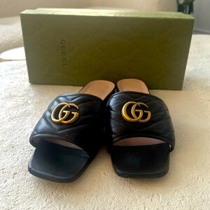Gucci Jolie quilted leather sandal